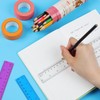 Clear Plastic Ruler Straight Ruler Flexible Ruler, 30Pcs Clear Ruler