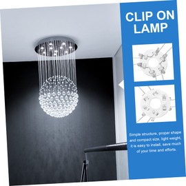 Gadpiparty 20Pcs Lampshade Fixators Holders for Household Pendant Easy to Install Lamp Shade Clamps for Desk Floor and Ceiling Lamps Durable Lightweight Design