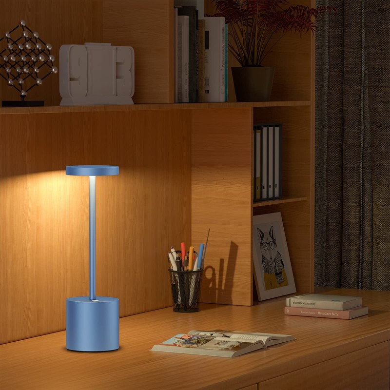 SAKRINGT 2 Pack Cordless Table Lamp Rechargeable,5000mAh Battery Powered Table