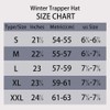 Kurhatic Winter Trapper Hat, Warm 100% Rabbit Fur Aviator Hat,