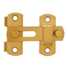 Wocoe 3 Packs Gold Flip Latch Gate Latches,2.75"x2.02"-Versatile Barn Door,Sliding