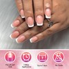 AddFavor White French Tip Press on Nails Short - 240pcs