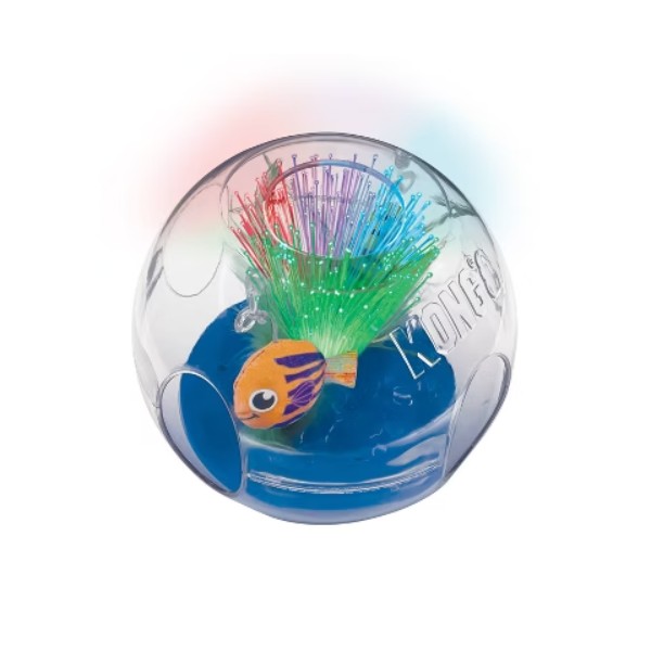 KONG Bat-A-Bout Glow Aquarium Cat Toy