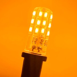 Prop and Scenery Lights Lantern Flame Warm Light Led Bulb with Socket 12-Volt DC 3 Pack