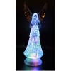 Dalax LED LIGHT-UP PRAYING ANGEL FIGURINE ANGELS CHERUBS FIGURINE STATUE