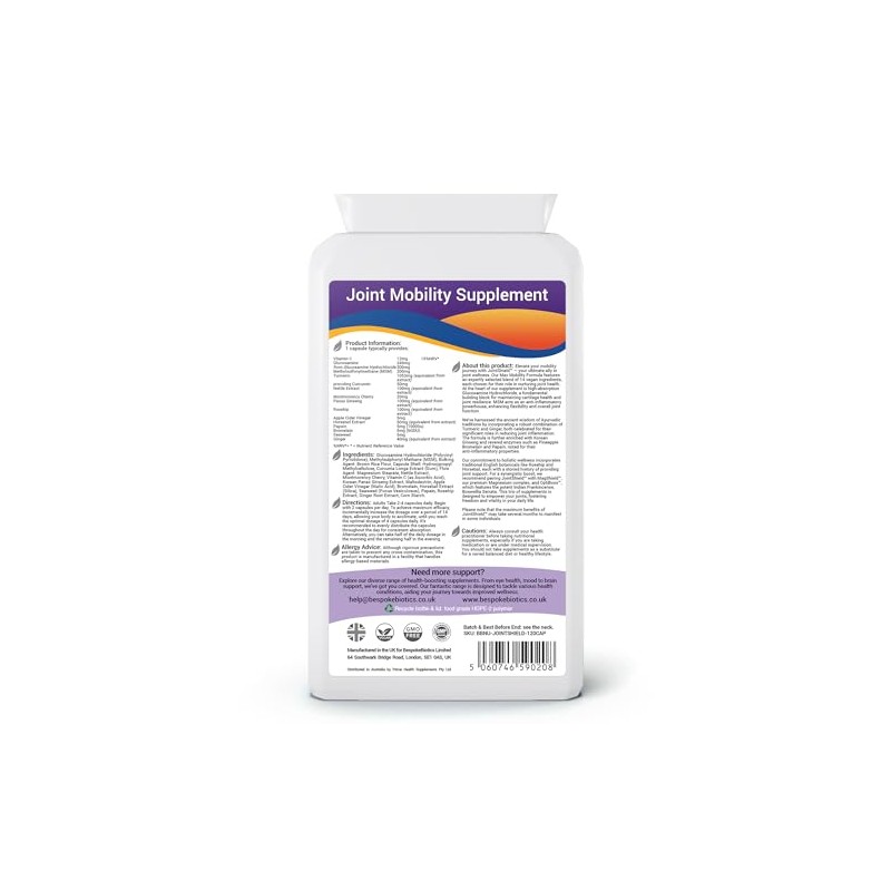 JointShield Pro Glucosamine, Ginseng, Ginger Supplement with VIT C, MSM,