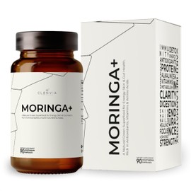 Organic Moringa Capsules 1000mg – 100% Pure Moringa Leaf Powder – Premium Quality Green Superfood Supplement – Rich Botanical Source with Natural Plant-Based Ingredients – 90 Capsules – Made in USA