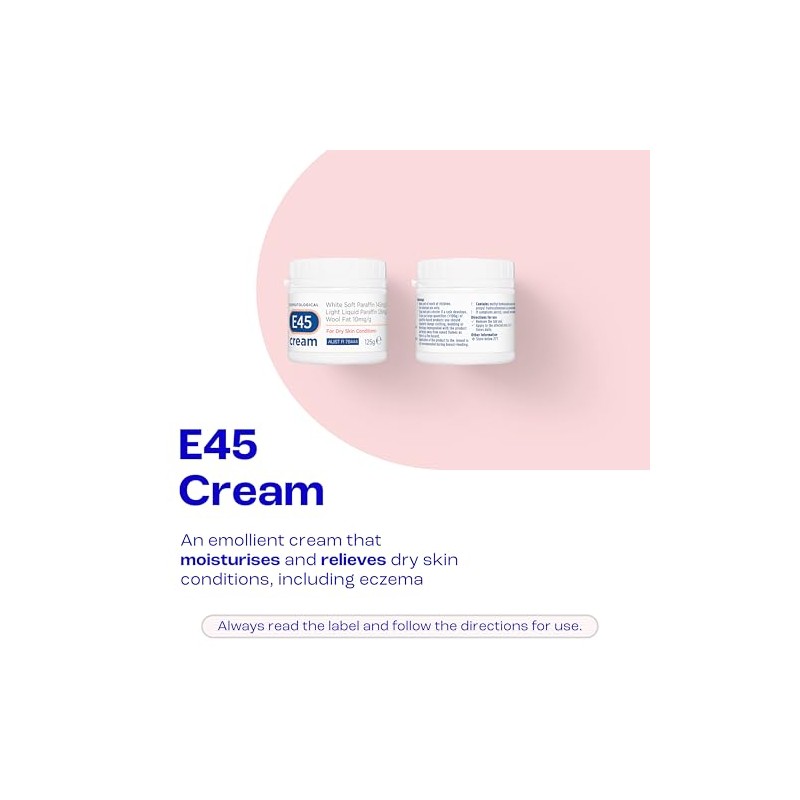 E45 Dermatological Cream 125G by E45