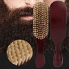 Beard Brush Hair Comb Hairdressing Shaping Comb with Handle for