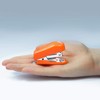 Rapesco 1410 Bug Mini Stapler, 12 Sheet Capacity, Orange