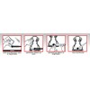 Quattroerre 1249 Funny Wipers Rear Window Car Stickers, Monkey