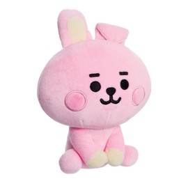 AURORA, 61366, BT21 Merchandise, Baby Cooky Sitting Doll 8 Inches, Soft Toy, Pink