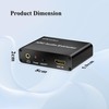SDKDZKG HDMI ARC Audio Extractor, HDMI ARC Converter Splitter Adapter