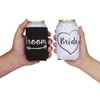 Cute Wedding Gifts - Bride and Groom Novelty Can Cooler