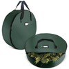 ZOBER Christmas Wreath Storage Container - 30 Inch Wreath Bag