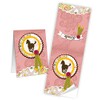 Logbuch-Verlag 10 Small Gift Bags with Horse Sticker Pink Packaging