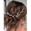 JONKY Bride Rhinestone Wedding Hair Vine Crystal Hair Piece Bridal