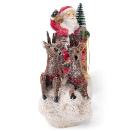 Transpac Imports Resin Holiday Tree Set of 4 Figurine, Green