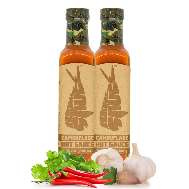 Hank Sauce Camouflage Hot Sauce - Versatile Hot Pepper Sauce