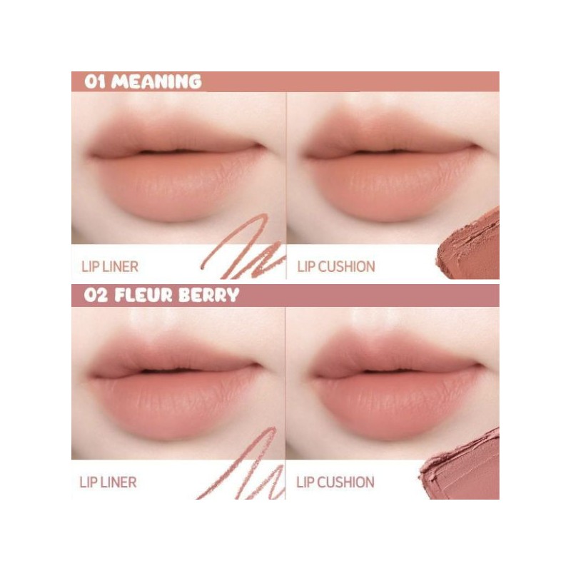IPKN Fluffy Lip Pencil 1.3g, Color:03 Burny Nudy