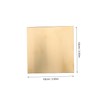 Hohopeti Brass Plate for Crafts Electrical Work and Repairs Wear-Resistant
