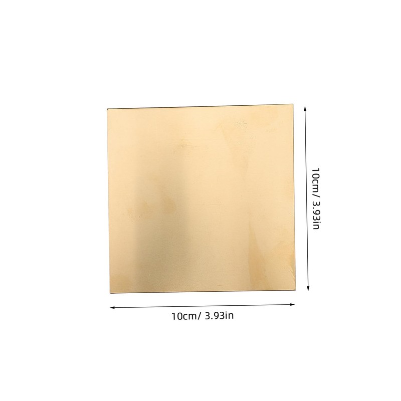 Hohopeti Brass Plate for Crafts Electrical Work and Repairs Wear-Resistant