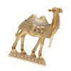 Gold Brass Camel Figurine Small Statue Office Home Desk Decoration