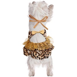 CuteBone One Piece Dog Bikini Swimsuit Dress - Puppy Bathing Suit Costume for Small Dogs - Comfortable & Stylish Pet Clothes for Summer Pool, Beach & Play LTDB08L