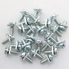 PZRT 32pcs M3x8 Terminal Block Screws with 7x7mm Square Washers,