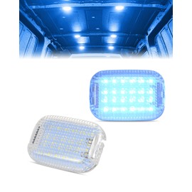 LED Interior Cabin Courtesy Cargo Load Space Area Dome Light For 2014-2024 Ford Transit 150 250 350 350 HD Van Transit Connect, Ice Blue, Pack of 2