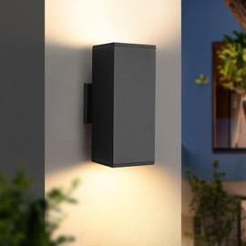 Outdoor Light Fixture Wall Mount, Exterior Lighting fixtures for Outside, Front Porch Lights, Waterproof Wall Sconce Lamp, Black Coach Lights for House, Patio, Garage, Doorway, Entryway