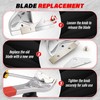 DIYSELF Carbide Scraper, 2-3/8 Inch Heavy Duty Paint Scraper for