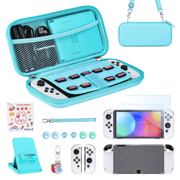 Younik Switch OLED Accessory Bundle, 17 in 1 Switch OLED