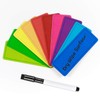 The Magnet Shop - Magnetic Dry Wipe Labels Solid Multi-Colour.