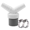 3 PCS Double Hose Connector Set, Dishwasher Waste Pipe Connectors