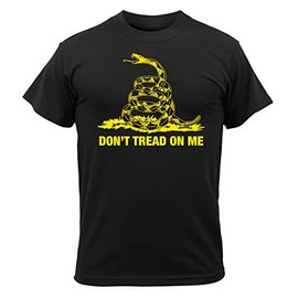 Rothco Don't Tread On Me T-Shirt (US, Alpha, XX-Large, Regular, Regular, Black)