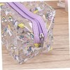 OHPHCALL Travel-Friendly Unicorn PVC Bag Makeup Storage Organizer Easy-Clean Space-Saving