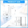 Zhengmy Solar End Clamp Solar Panel Mounting Z Bracket Mid
