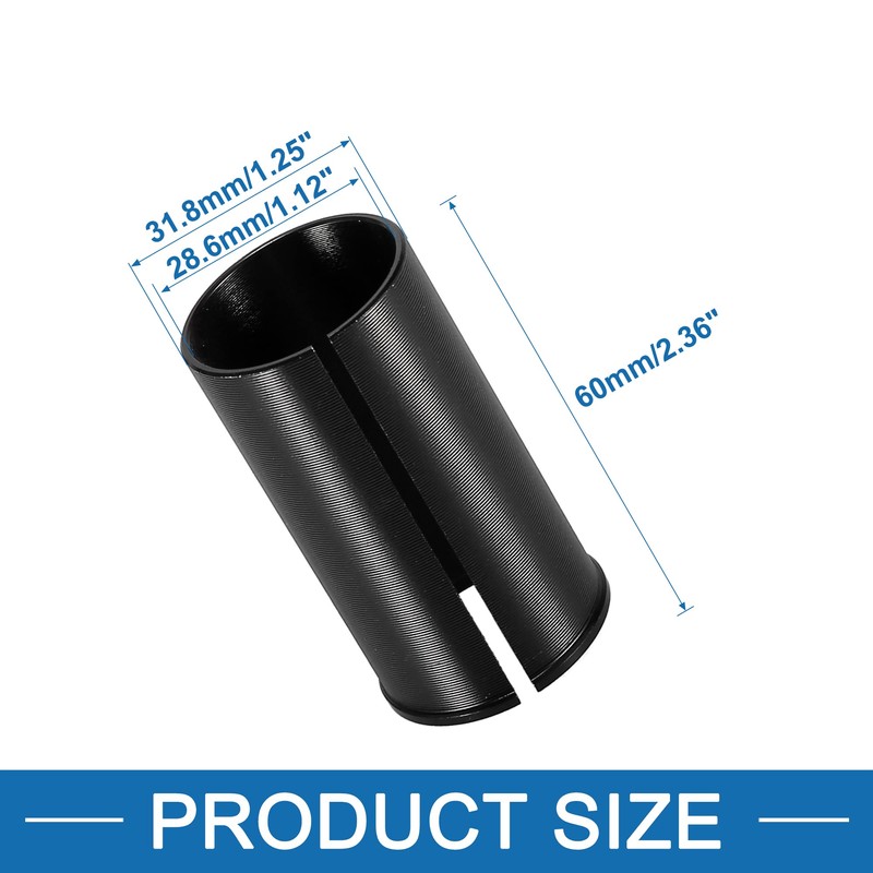 A ABSOPRO Bike Seat Post 28.6 to 31.8mm Tube Adapter