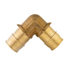 (Pack of 5) EFIELD Pex A Full Flow Expansion Brass Fittings 1/2"x 1/2" Elbow ONLY For Pex-A Tubing Connection, ASTM F1960