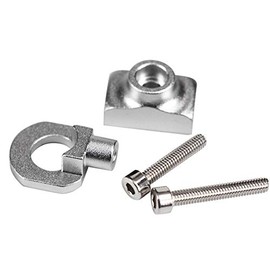 2 PCS Bike Chain Tensioner Adjuster Tugs Bicycle Chain Bolt Single Speed Track Gear Bicycle Chain Tensioner, Silver