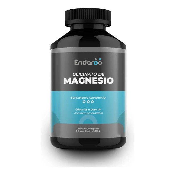 Glicinato De Magnesio 500 Mg 240 Cápsulas Sabor Sin Sabor