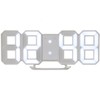 Lily's Home Minimalist LED Clock with 3 Adjustable Brightness Levels