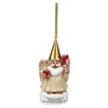 Pacific Giftware Garden Gnome Angel with Wine for Hanging, Christmas