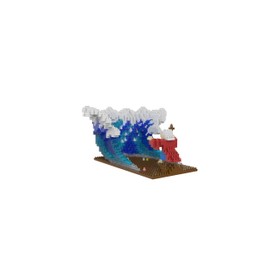 Jesus Series-Moses Parted The Red Sea Mini Figurine, Bible Story, Collectable Building Set for Aged 14+, Great Gift for Kids and Adults (904Pieces/15.2x19.6x9.2cm)