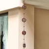 AINISIS 5.7 FT Water Wheel Rain Chains for Outside Bronze