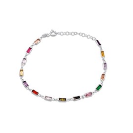 Magie Schmuck Colors of Retro Bracelet, One size, Sterling Silver, Cubic Zirconia