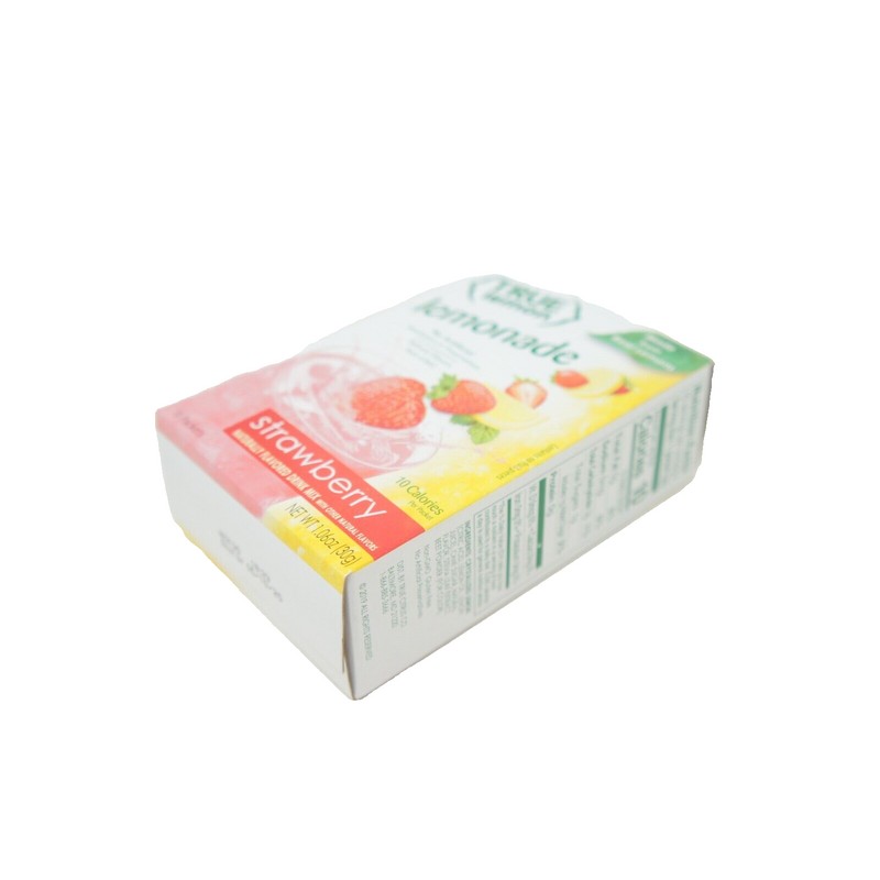 True Lemon Strawberry Lemonade, Water Tea Enhancer Powdered Drink Mix,