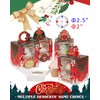 Gcardist Christmas Cupcake Boxes Individual Cupcake Holders Disposable 25pcs Single