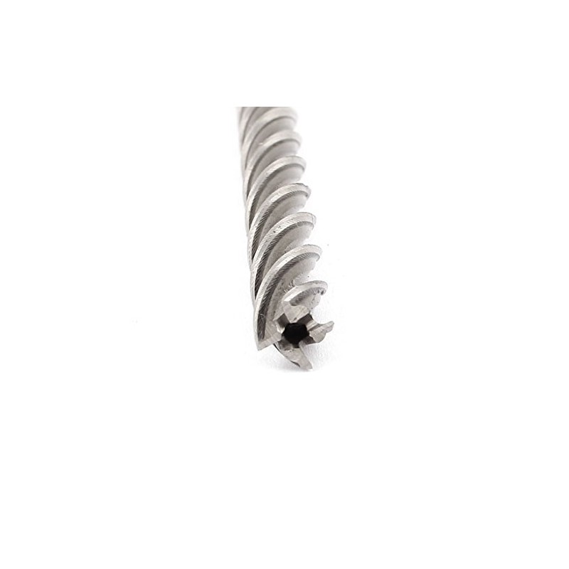 Sourcingmap 150mm Long 8mm Cutting Dia HSS-SL Straight Shank 4